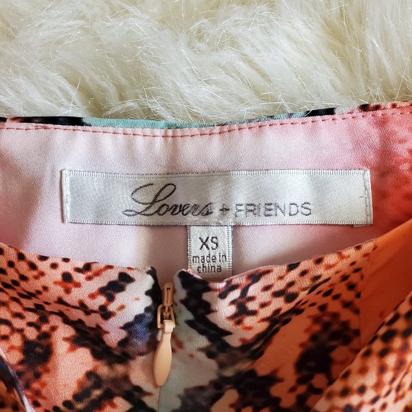 Lovers + Friends Maya Aztec Python Side Slit Tie Waist Pants Size XS - Picture 12 of 16